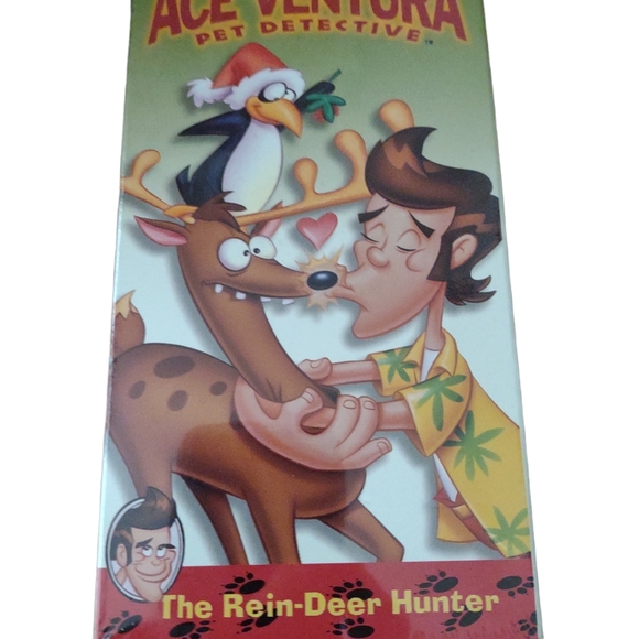 Warner Bros. Other - 🆕 Ace Ventura Pet detective animated series The reindeer hunter VHS